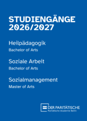 Studiengangsbroschüre 2026 Infos Studium Paritätische Akademie Berlin