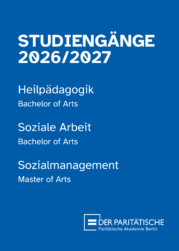 Studiengangsbroschüre 2026 Infos Studium Paritätische Akademie Berlin